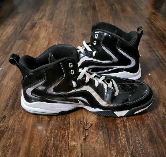 Vintage Tony Parker PE 2009 Black Nike Zoom Shoes Player Exclusive Size 14 main image 9